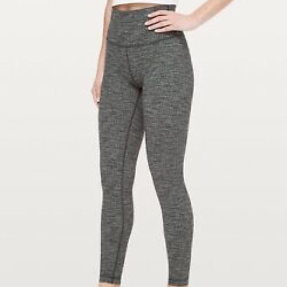 lululemon athletica Pants - Lululemon Gray Space Dye Wunder Under Leggings